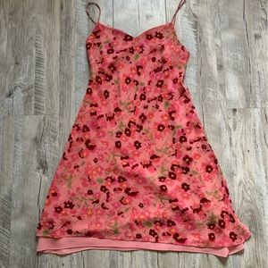 LOFT Pink Floral Dress